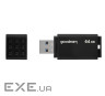 Флешка GOODRAM UME3 64GB Black (UME3-0640K0R11)