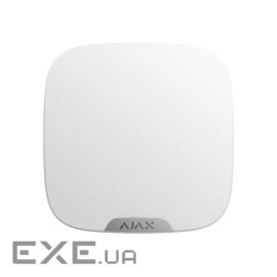 Лицьова панель Ajax Brandplate white для брендування вуличної сирени Str (Brandplate white(10шт) ))