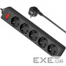 Мережевий фільтр DEFENDER ES 5 Black, 5 розеток, 5м (994860)