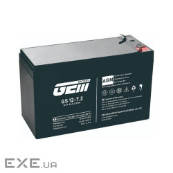Батарея до ДБЖ GEM GS 12V-7.2Ah (GS 12-7.2)