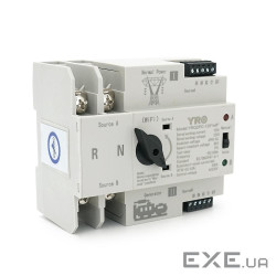 Автомат введення резерву (АВР) двополюсний YRQ2PC-125 Wifi ATS, 2P 125A 220V, (YRQ2PC-125 Wifi, 2P)