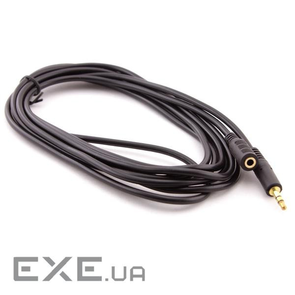 Кабель-подовжувач VOLTRONIC mini-jack 3.5мм 1.5м Black (YT-AUXCCA(M) (F)-1 (YT-AUXCCA(M)/(F)-1.5-B)