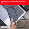 SANDISK Extreme PRO with USB4, 4TB, 40Gbps, up to 3800 MB/s read speed and up to (SDSSDE82-4T00-G25)