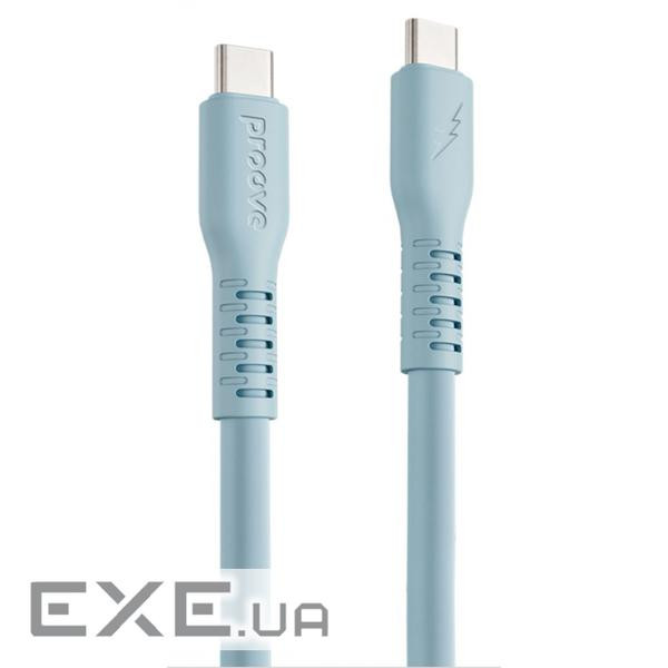 Кабель Proove Eternal Type-C to Type-C 60W (1m) light blue (CCET60002208)