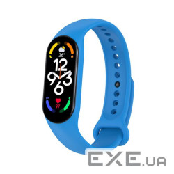 Ремінець для фітнес браслета BeCover Silicone Xiaomi Mi Smart Band 7 Blue (707477)