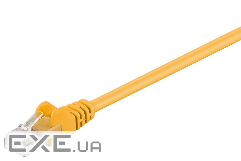 Патч-корд неекранований RJ45 UTP6 1.5m, patch AWG24 D=5.8mm Gold Protect, жовтий (75.09.5590-1)