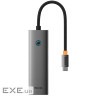 USB-Хаб Baseus UltraJoy Series 4-Port HUB (Type-C to USB3.0*4) gray (B0005280A813-03)