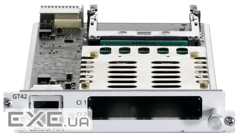 Плата WISI GT42W (для 4xCI модулів, IP вхід/вихід з 4xCI слотами) )