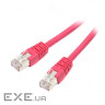 Патч-корд 0.25м S / FTP cat 6a Cablexpert (PP6A-LSZHCU-R-0.25M)