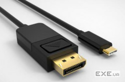 Кабель монітора-сигнальний Gutbay USB-C-DisplayPort M/M 1.0m (USB3.1Gen2) 4K@60Hz (78.01.2821-20)