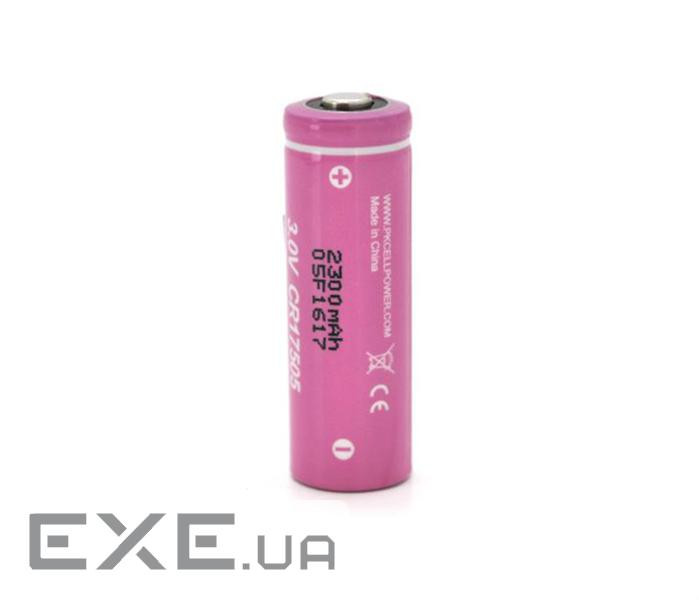 Батарейка літієва PKCELL CR17505, 3.0V 2300mah, OEM