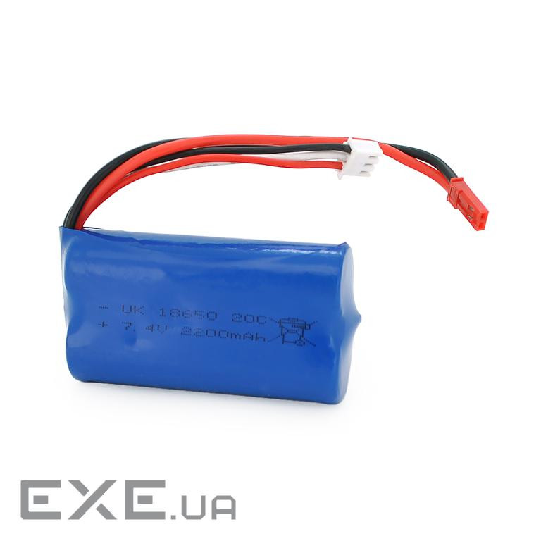 Акумулятор 18650*2 / 2200 7.4V 20C, 5 контактів
