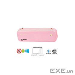 Принтер чеків UKRMARK A40PK А4, Bluetooth, USB, рожевий (900798)