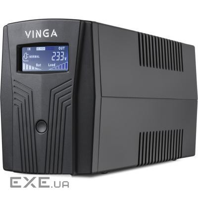 Джерело безперебійного живлення Vinga LCD 1200VA plastic case (VPC-1200P)