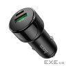 Автомобільний зарядний пристрій HOCO Z42 Light road 1xUSB-A, 1xUSB-C, PD20W, QC3.0 (6931474742544)