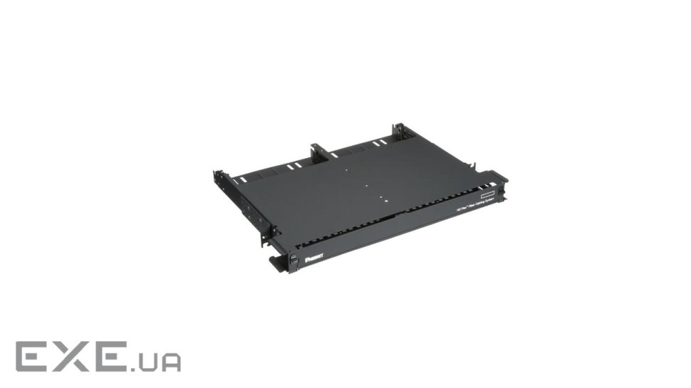 Полиця з організатором для 6-ти оптичних 12 порт касет 19", 1U (FLEX1U12)