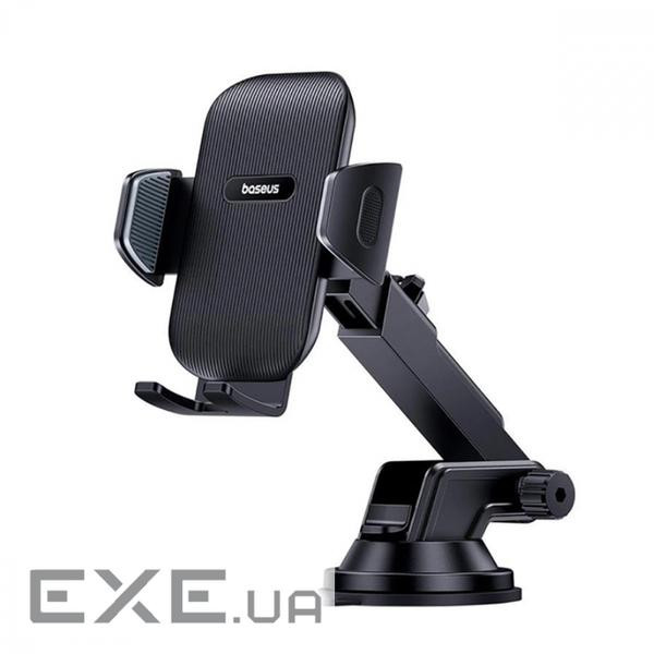 Автоутримувач Baseus UltraControl Go Series Clamp-Type (Suction Cup Version) black (C40361600111-00)