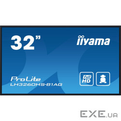 31.5" 16:9 VA РК дісплей, 1920х1080, 24/7, 500 кд/ м2, ОС Android 11, 3xHDMI 2.0/1xR (LH3260HS-B1AG