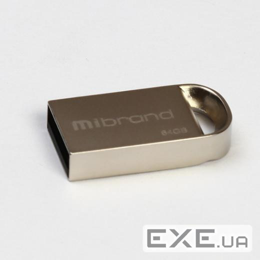Флеш-накопичувач Mibrand Lynx, USB 2.0, 64GB, Metal Design, Blister (MMiL / 64)