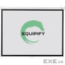 Екран для проектора Equipify SGM-1103 з механізмом поверн. наст.-стел. 100" 180*180