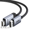 Кабель мультимедійний DisplayPort M to HDMI M 2.0m V2.0 4K60Hz DP119 black Ugreen (15774)