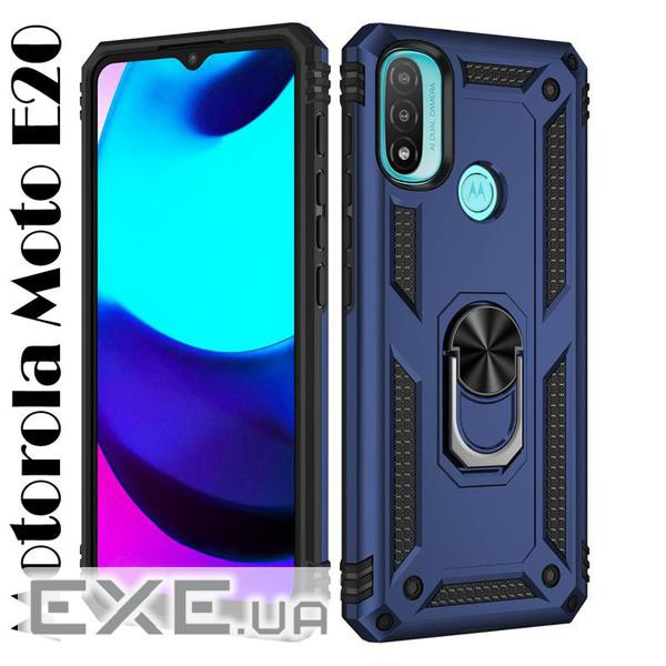 Чохол-накладка BeCover Military для Motorola Moto E20 Blue (707401)