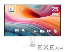 Монітор MSI 24.5" PRO MP251W-E2 D-Sub, HDMI, DP, MM, IPS, 120Hz, sRGB 99%, Ada (9S6-3PD4CM-028)