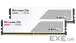 Модуль пам'яті G.Skill Ripjaws S5 White DDR5-6000 32GB (2x16GB) CL30-40-40 (F5-6000J3040F16GX2-RS5W)