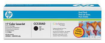 Картридж HP CLJ 304A Black Dual Pack, CP2025/ CM2320 (CC530AD)