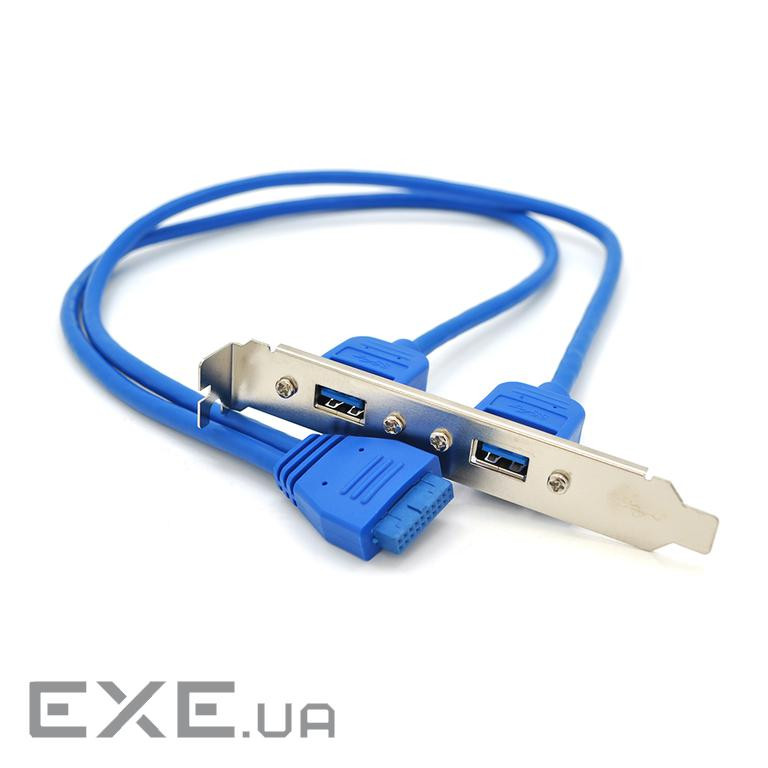 Планка розширення USB 3.0, на задню панель 2port, OEM (П (Планка расширения USB 3.0)