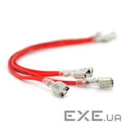 Перемичка (з&apos,єднувач) 250 мм 0,75мм2 під клеми F2 (F2 red 250 мм 0,75мм2 під клеми) )