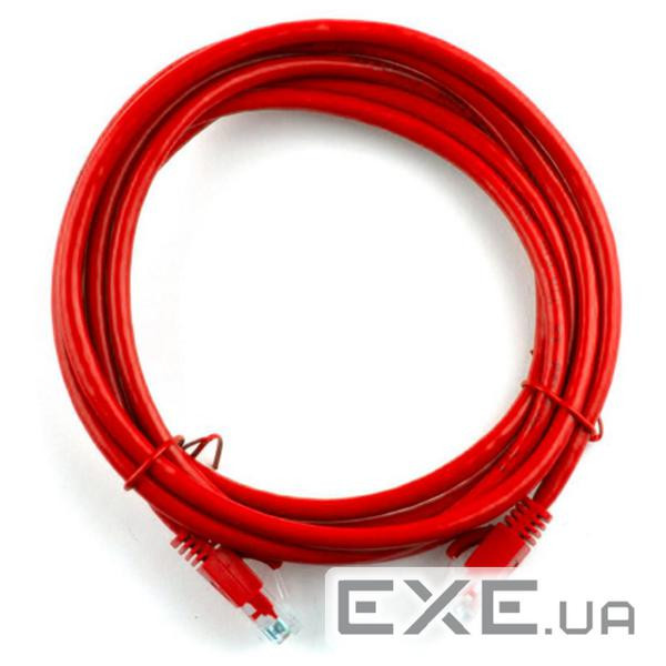 Патч-корд литий RITAR, UTP, RJ45, Cat.5e, 25m, червоний, Cu (мідь ) (04304)