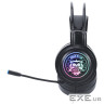 Ігрова гарнітура XTRIKE ME GH-516, USB7.1, статичне RGB, кабель 2м, чорна