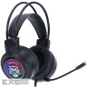 Ігрова гарнітура XTRIKE ME GH-516, USB7.1, статичне RGB, кабель 2м, чорна