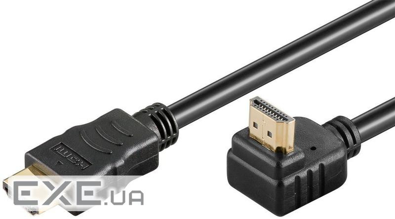 Кабель монітора-сигнальний Goobay HDMI M/M 5.0m, HS+HEC+ARC 4K@30Hz 90 (75.03.1919-40)