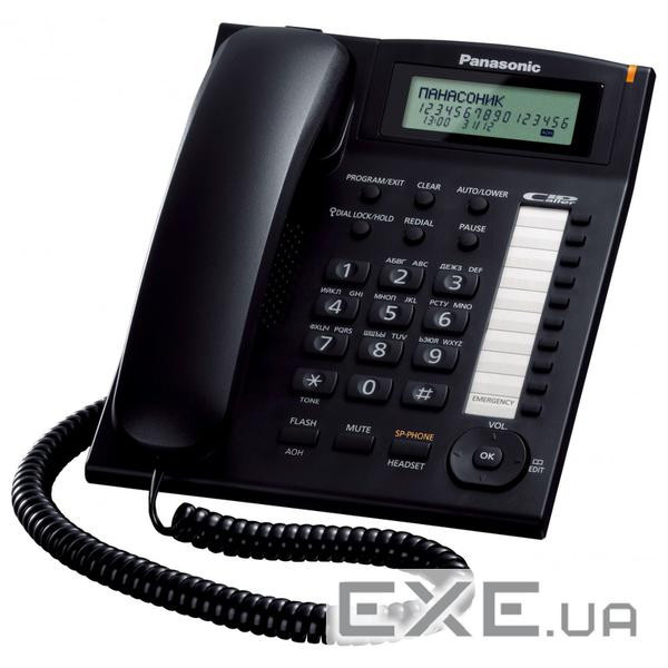 Провідний телефон Panasonic KX-TS2388UAB Black