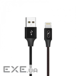 Кабель SkyDolphin S55L Neylon USB - Lightning (M/M), 1 м , Black (SDUSB-000434)