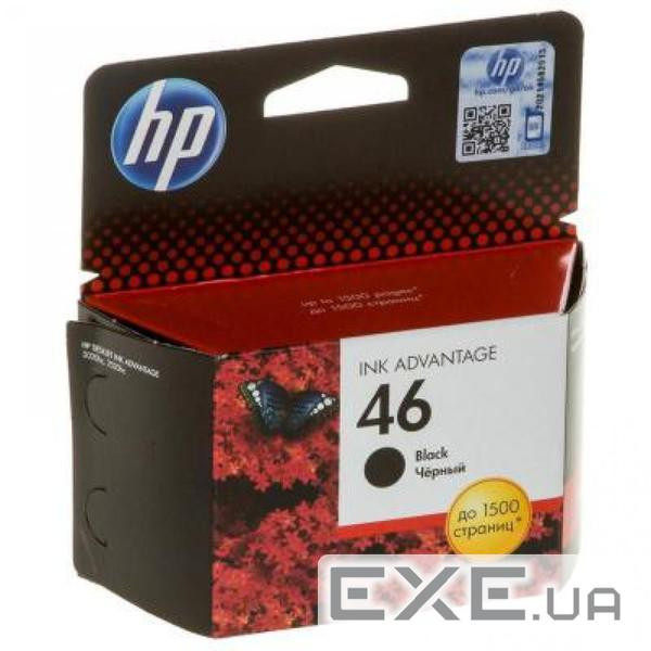 Картридж HP DJ No. 46 Ultra Ink Advantage Black (CZ637AE)