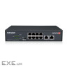 Некерований PoE-комутатор Provision-ISR PoES-08120C+2I-V2 з 8 портами PoE
