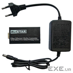 Медіаконвертер mini 10/100/1000BASE-T SFP Slot 1000Base-SX/LX EPS Alistar (X1SM)