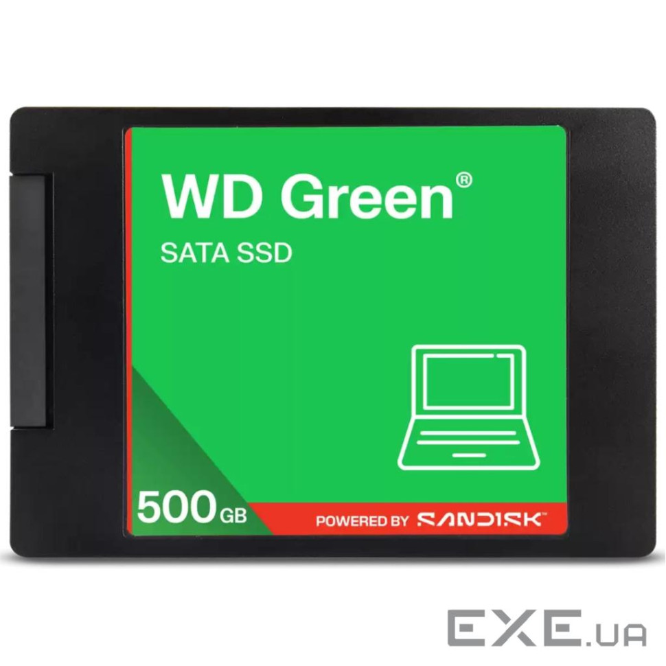 Накопичувач SSD 2.5" 500GB GREEN WD (WDS500G5G0A-00CPT0)