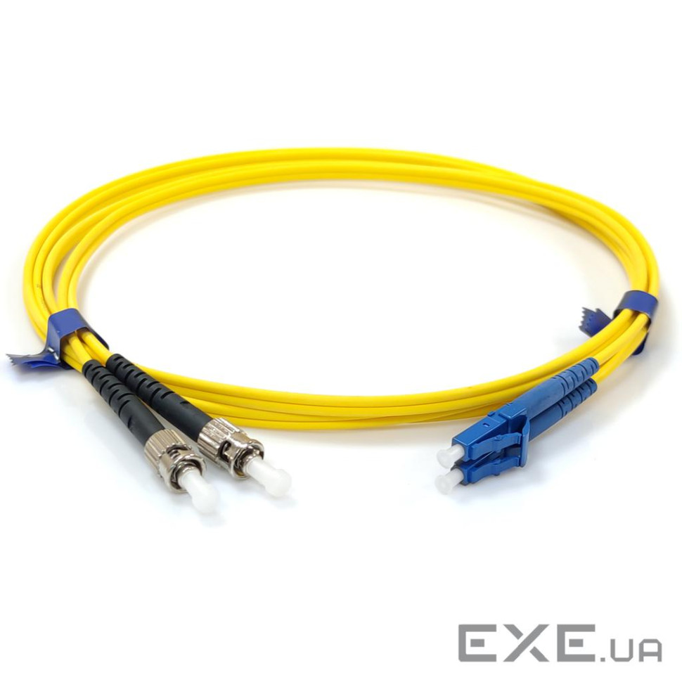 Патчкорд ST/UPC-LC/UPC SM 5м Duplex Slim (UPC-5STLC(SM)D(ON)S)