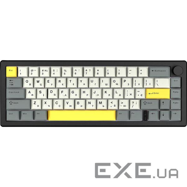 Клавіатура бездротова Epomaker EK68 65% Budgerigar V2 Switch Hot-Swap (2.4G/BT/USB) R (EK68-B-BV2)