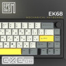Клавіатура бездротова Epomaker EK68 65% Budgerigar V2 Switch Hot-Swap (2.4G/BT/USB) R (EK68-B-BV2)