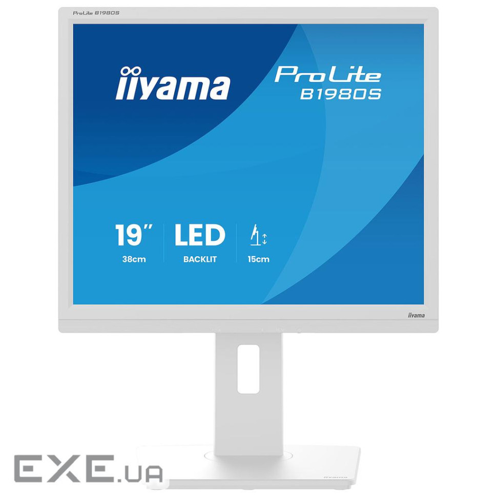 Монітор TN РК монітор, 1280х1024, 3 мс (GTG), 250 кд/м2, 75 Гц, 1xHDMI/1xDP, SP 2x2 Вт, (B1980S-W1)