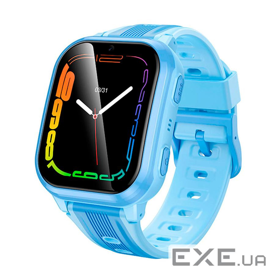 Дитячий смарт годинник Hoco Y108, 4G, GPS, Wi-Fi, HD камера, 1.69" HD-дисп (Hoco Y108 / Be)