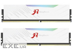 Пам'ять 16Gb x 2 (32Gb Kit) DDR4, 4000 MHz, KingBank SharpBlade RGB, White, 19-25-25 (KBSB4000W16X2)
