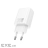 Зарядний пристрій HOCO N60 Gentle USB-C PD20W White (6942007644181)