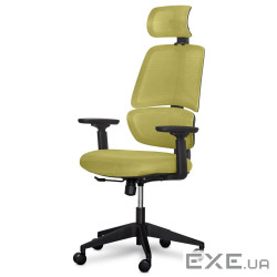 Офісне крісло Mealux Leo Air Green (Y-543 KZ)