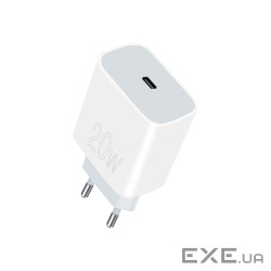 Зарядний пристрій WUW C176 USB-C PD20W White (WUW-C176)